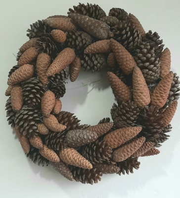 Woodland Cone Wreath