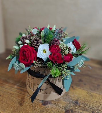 NOEL FESTIVE HAT BOX