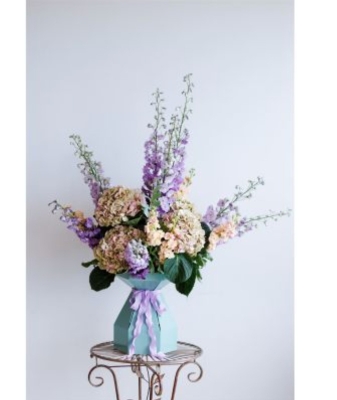 Delphinium & Hydrangea Bouquet
