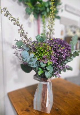Delphinium & Hydrangea Bouquet