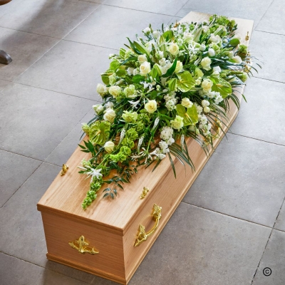 Stylish Casket Tribute
