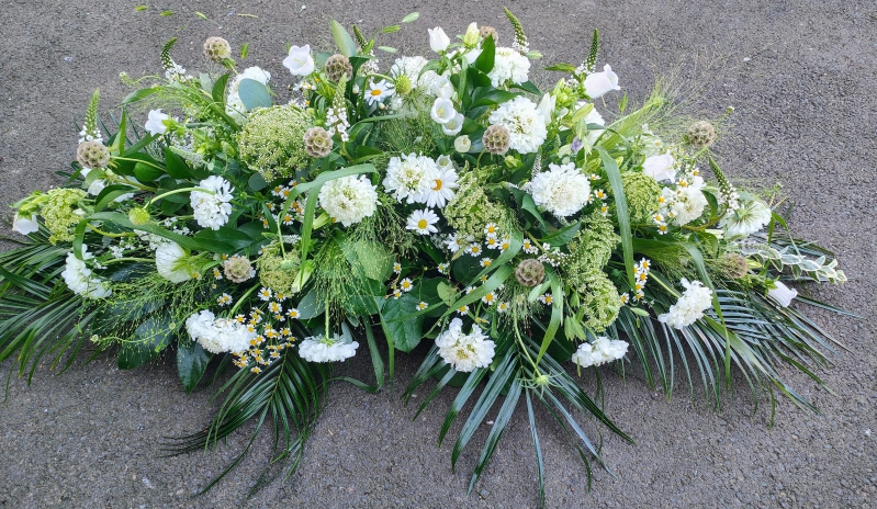 Wild flower basket spray
