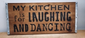 My kitchen Wooden Sign