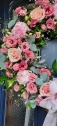 Wedding floral door wreath