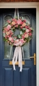 Wedding floral door wreath