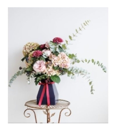 Delphinium Hydrangea and Rose Bouquet