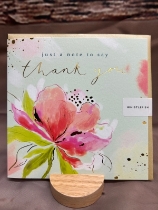 Floral Thank You Card