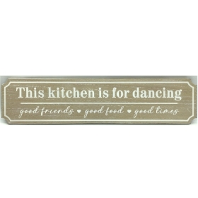 Long wooden plaque