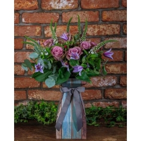 Rose and Clematis Vintage Bouquet